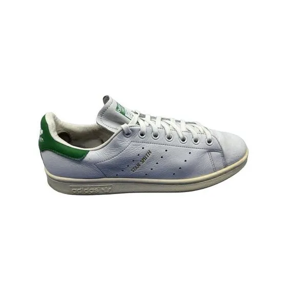 Adidas Stan Smith Shoes Men's US 9 White Green Leather Preowned