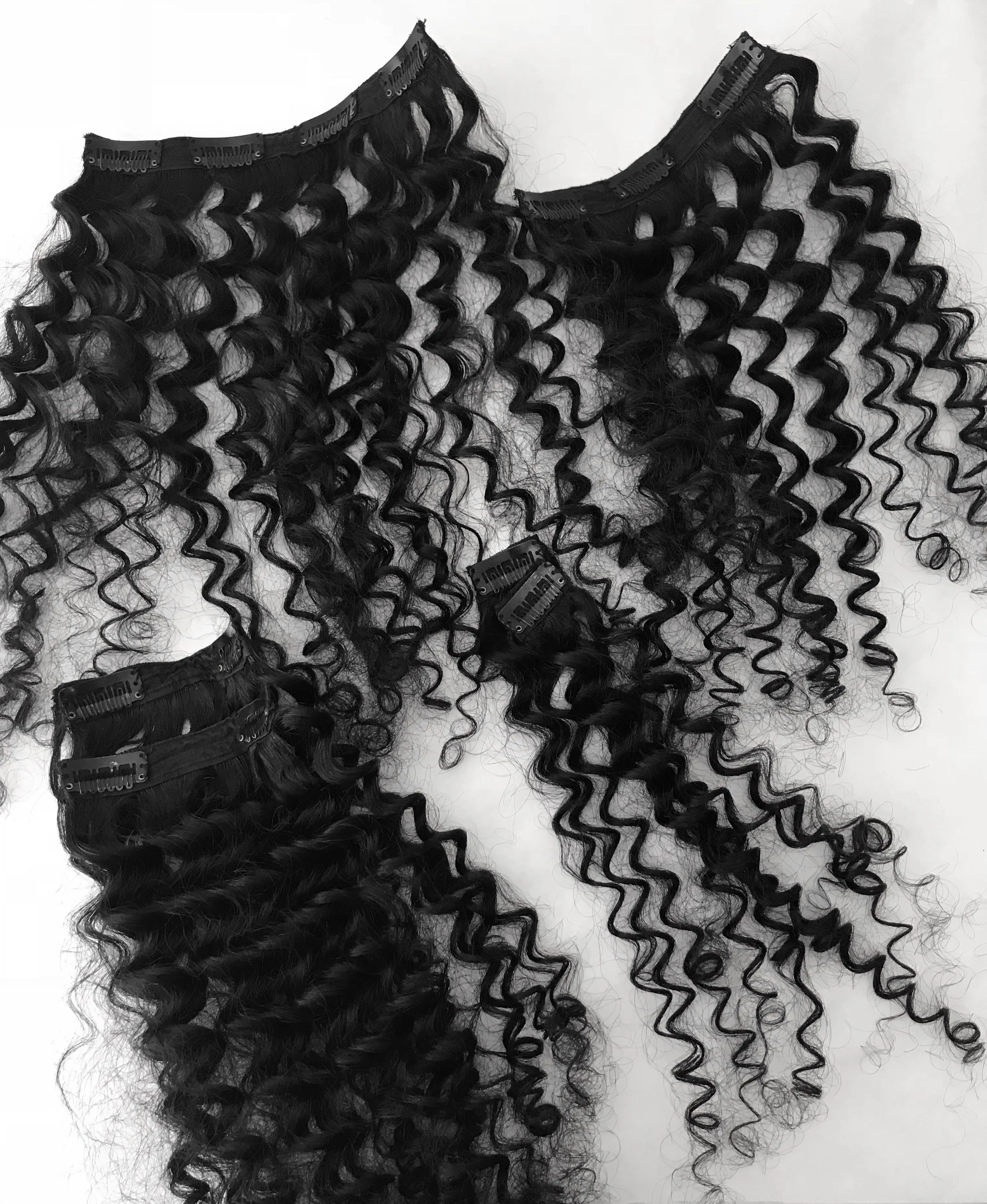 Afro Thick Coily -7 Piece Clip Ons Set