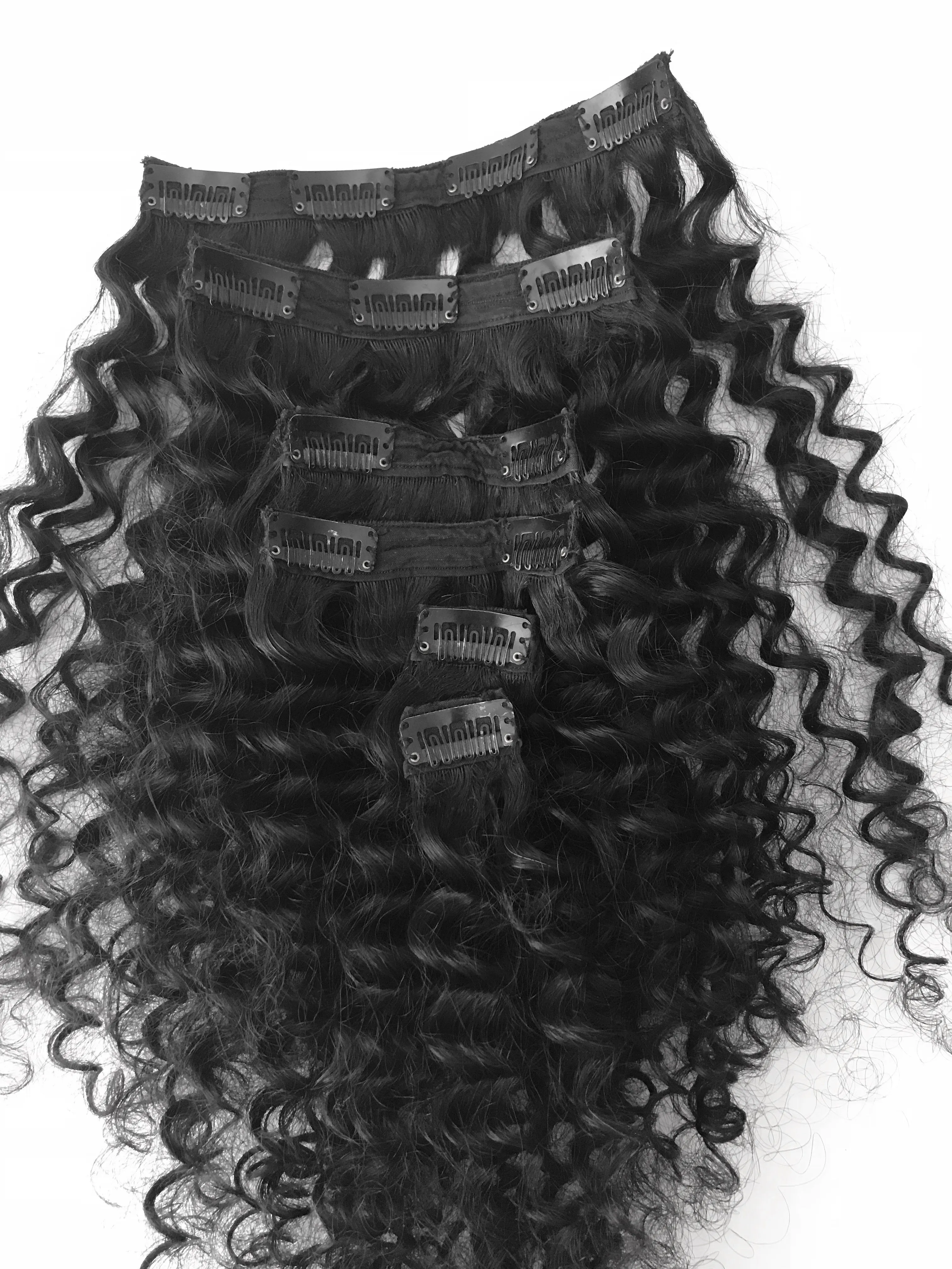 Afro Thick Coily -7 Piece Clip Ons Set