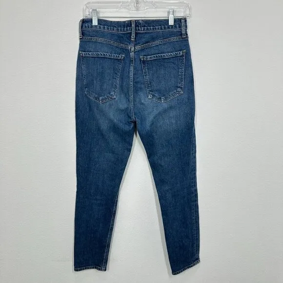 Agolde Size 27 Jeans Nico High Rise Slim Fit Dark Wash Fixation Casual Classic