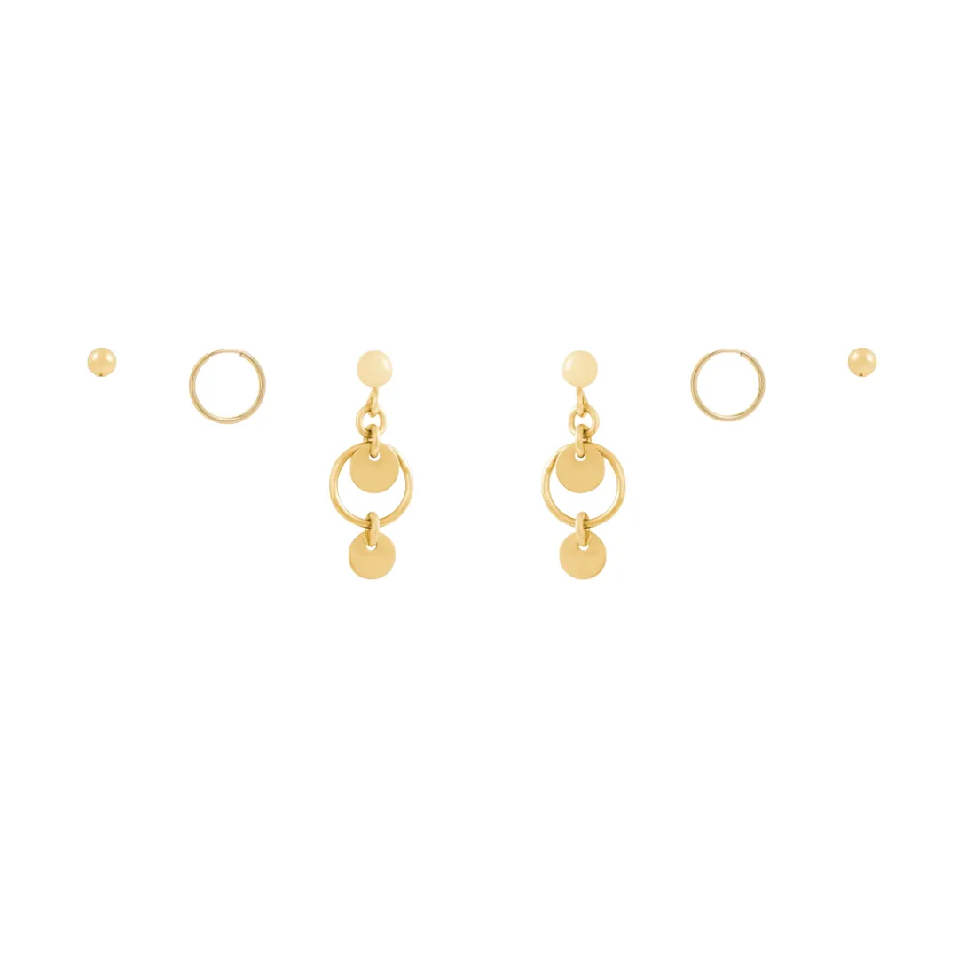 Aida Earring Bundle - Gold