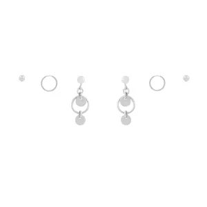 Aida Earring Bundle  - Silver