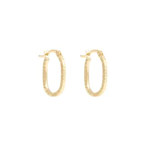 Ainslee Hoop Earrings - Solid Gold