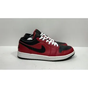 Air Jordan 1 Low Reverse Bred Men’s Size 11 553558-605 Shoes Black Red
