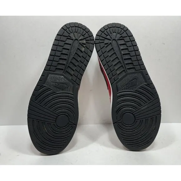 Air Jordan 1 Low Reverse Bred Men’s Size 11 553558-605 Shoes Black Red