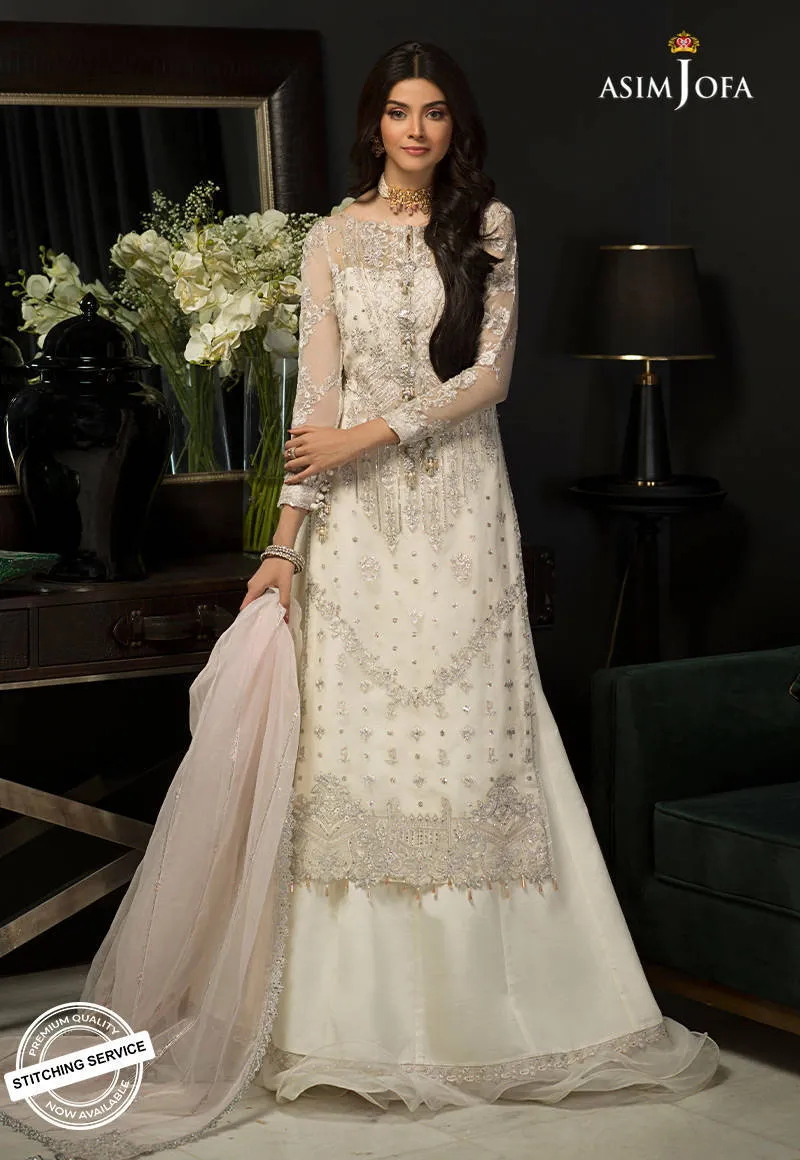 AJN-21 | Asim Jofa Ishq-e-Naubahar Collection 2021 | Unstitched Embroidered Organza Suits