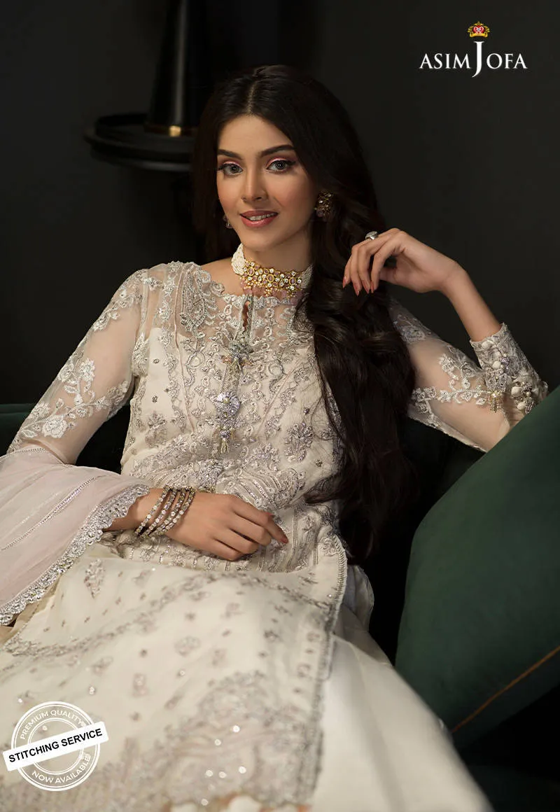 AJN-21 | Asim Jofa Ishq-e-Naubahar Collection 2021 | Unstitched Embroidered Organza Suits