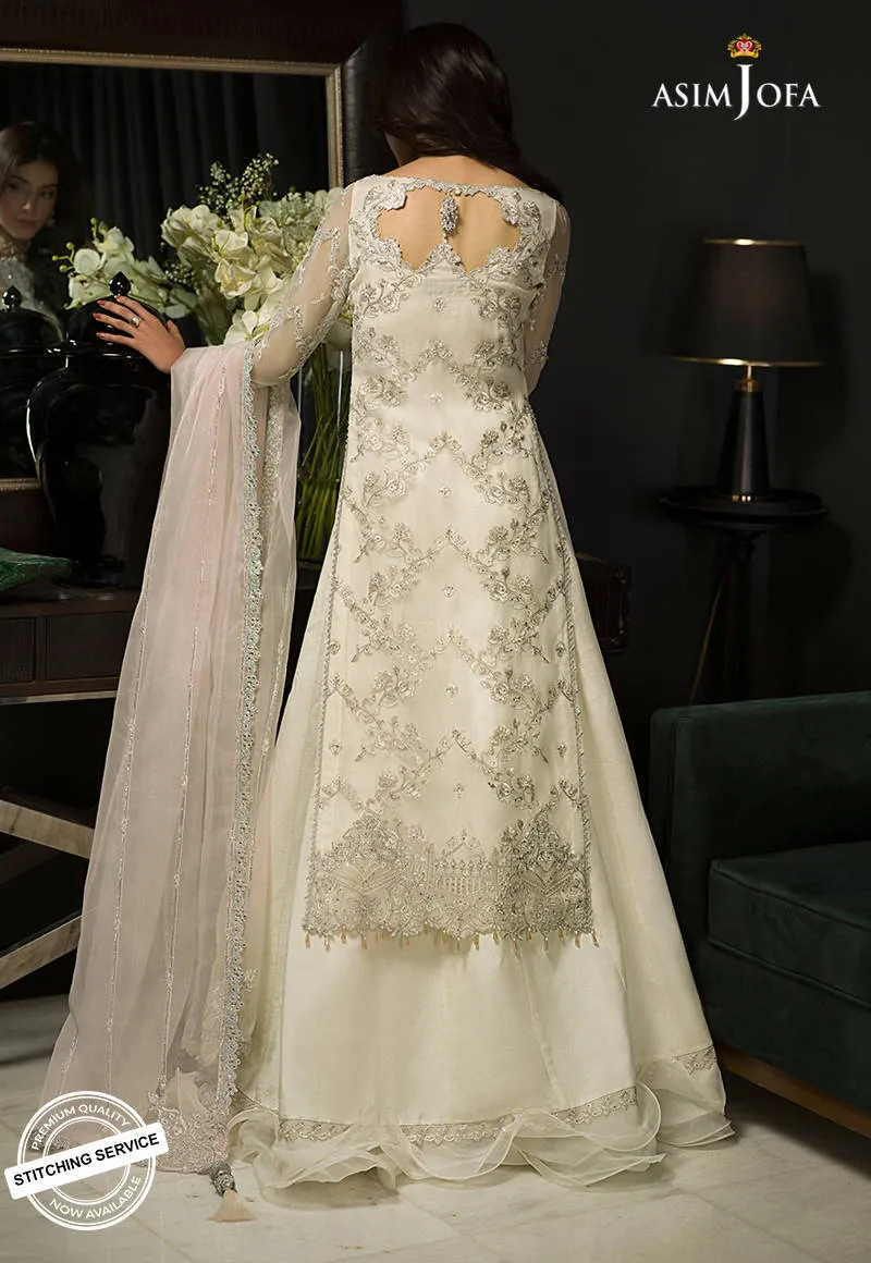 AJN-21 | Asim Jofa Ishq-e-Naubahar Collection 2021 | Unstitched Embroidered Organza Suits