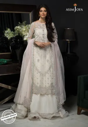 AJN-21 | Asim Jofa Ishq-e-Naubahar Collection 2021 | Unstitched Embroidered Organza Suits