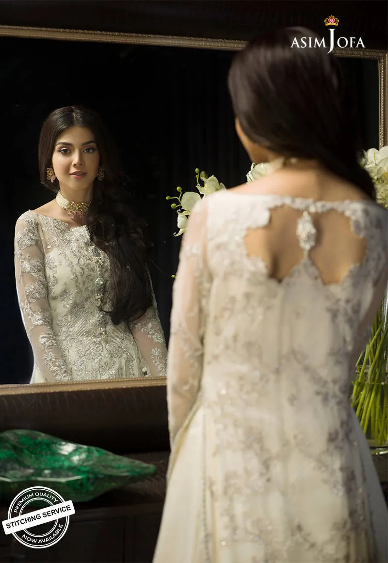 AJN-21 | Asim Jofa Ishq-e-Naubahar Collection 2021 | Unstitched Embroidered Organza Suits