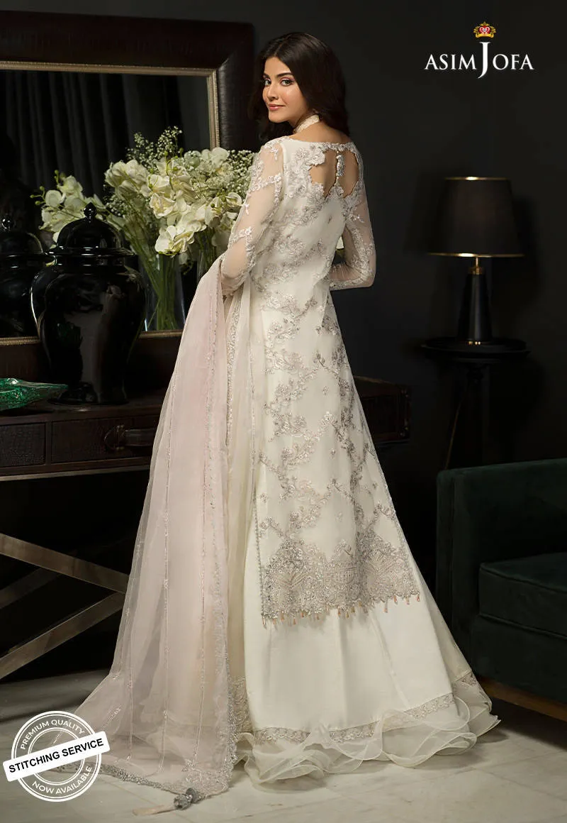 AJN-21 | Asim Jofa Ishq-e-Naubahar Collection 2021 | Unstitched Embroidered Organza Suits