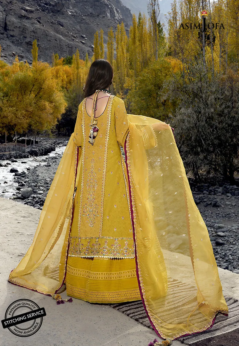 AJSL-3 | Asim Jofa Shehr-e-Yaar Luxury Lawn Collection 2022 | Unstitched Embroidered Lawn Suits