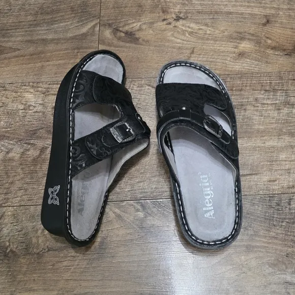 Alegria  Black Women's Sandals Size 37(7)