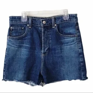 Alexa Chung x Ag Adriano Goldschmied Fifi High Waisted Denim Shorts