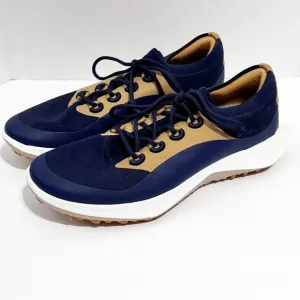 Allbirds Blue and Tan Sneakers Golf Dashers with Cushioned Sole size 13