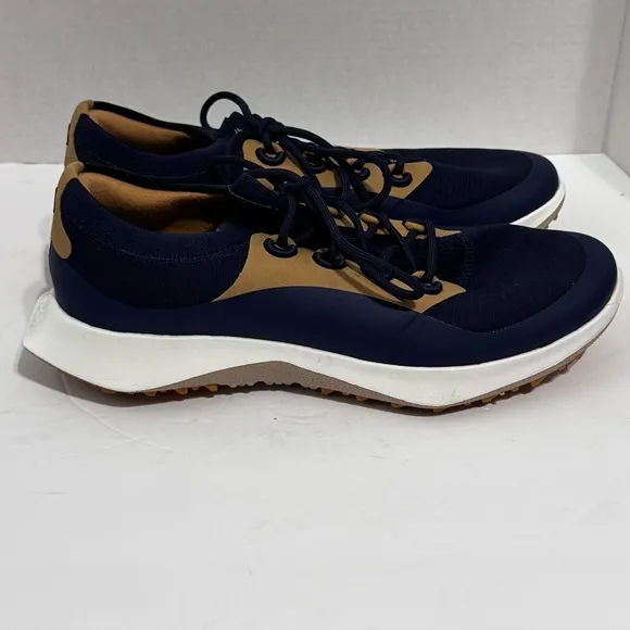 Allbirds Blue and Tan Sneakers Golf Dashers with Cushioned Sole size 13