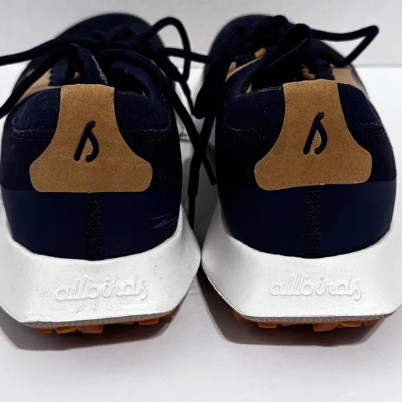 Allbirds Blue and Tan Sneakers Golf Dashers with Cushioned Sole size 13