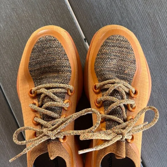 Allbirds Trail Runners SWT Men's 8 Rust Orange Low Top Hiking Ripstop Outdoor