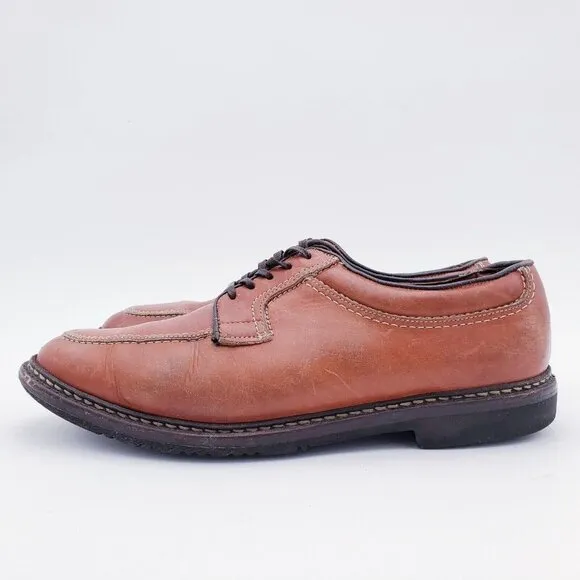 Allen Edmond Wilbert Split-Toe Lace-Up Oxford Men's Size 10 D Brown