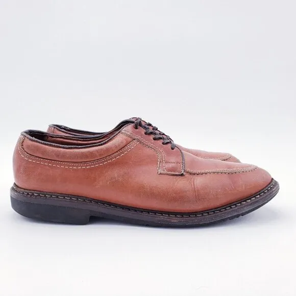 Allen Edmond Wilbert Split-Toe Lace-Up Oxford Men's Size 10 D Brown