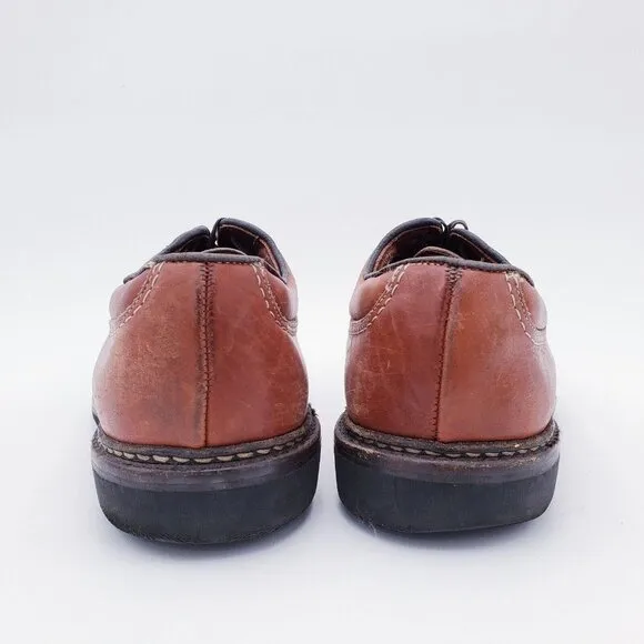 Allen Edmond Wilbert Split-Toe Lace-Up Oxford Men's Size 10 D Brown