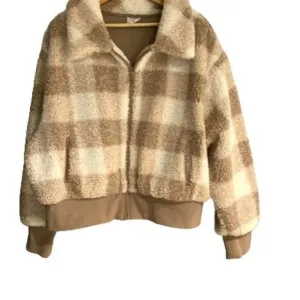 AMARYLLIS Jacket Tan and Cream Size 2X