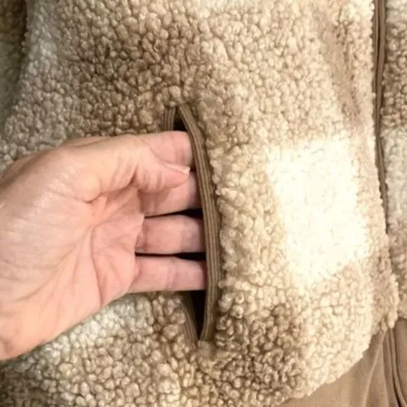 AMARYLLIS Jacket Tan and Cream Size 2X