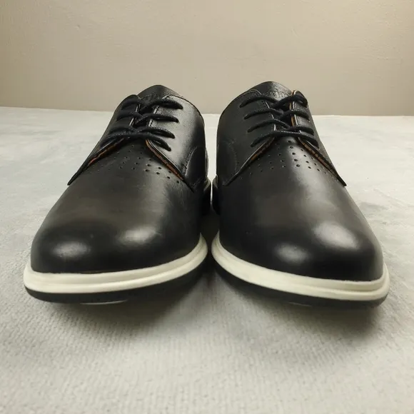 Amberjack The Original Oxford Leather Shoes Mens 7 Onyx Black Casual Dress