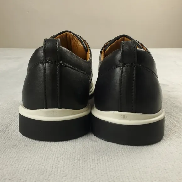 Amberjack The Original Oxford Leather Shoes Mens 7 Onyx Black Casual Dress