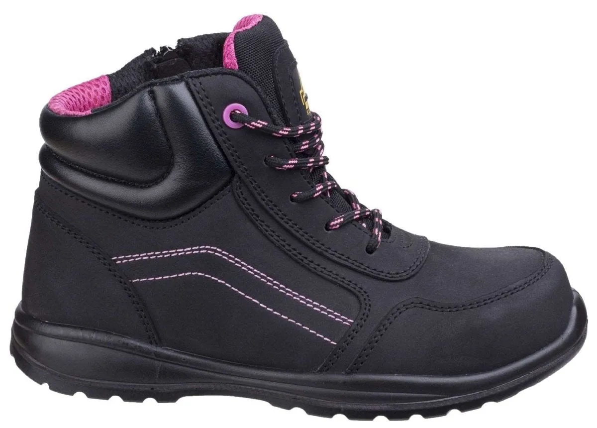 Amblers AS601C Lydia S1P Safety Boots With Side Zip