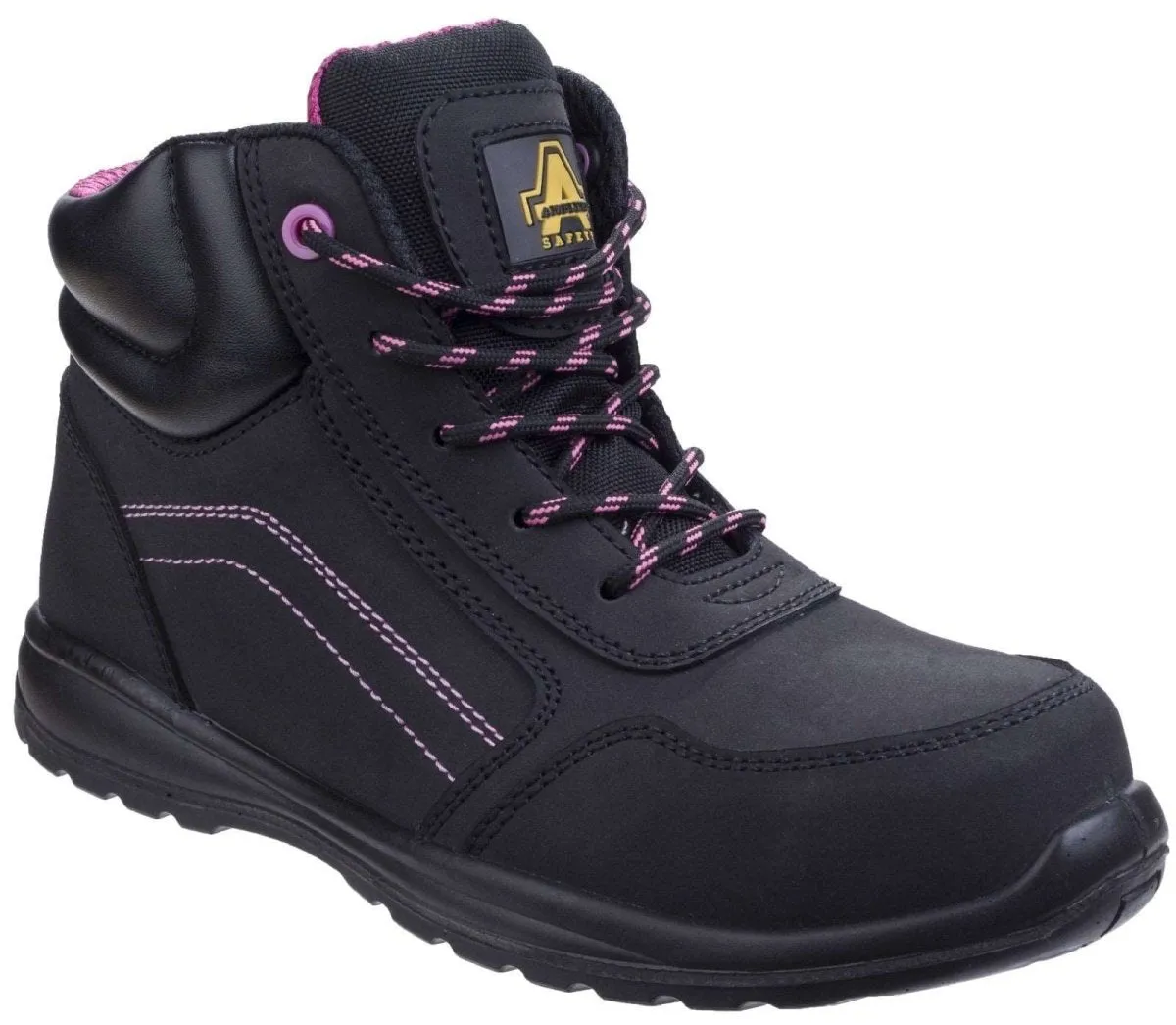Amblers AS601C Lydia S1P Safety Boots With Side Zip