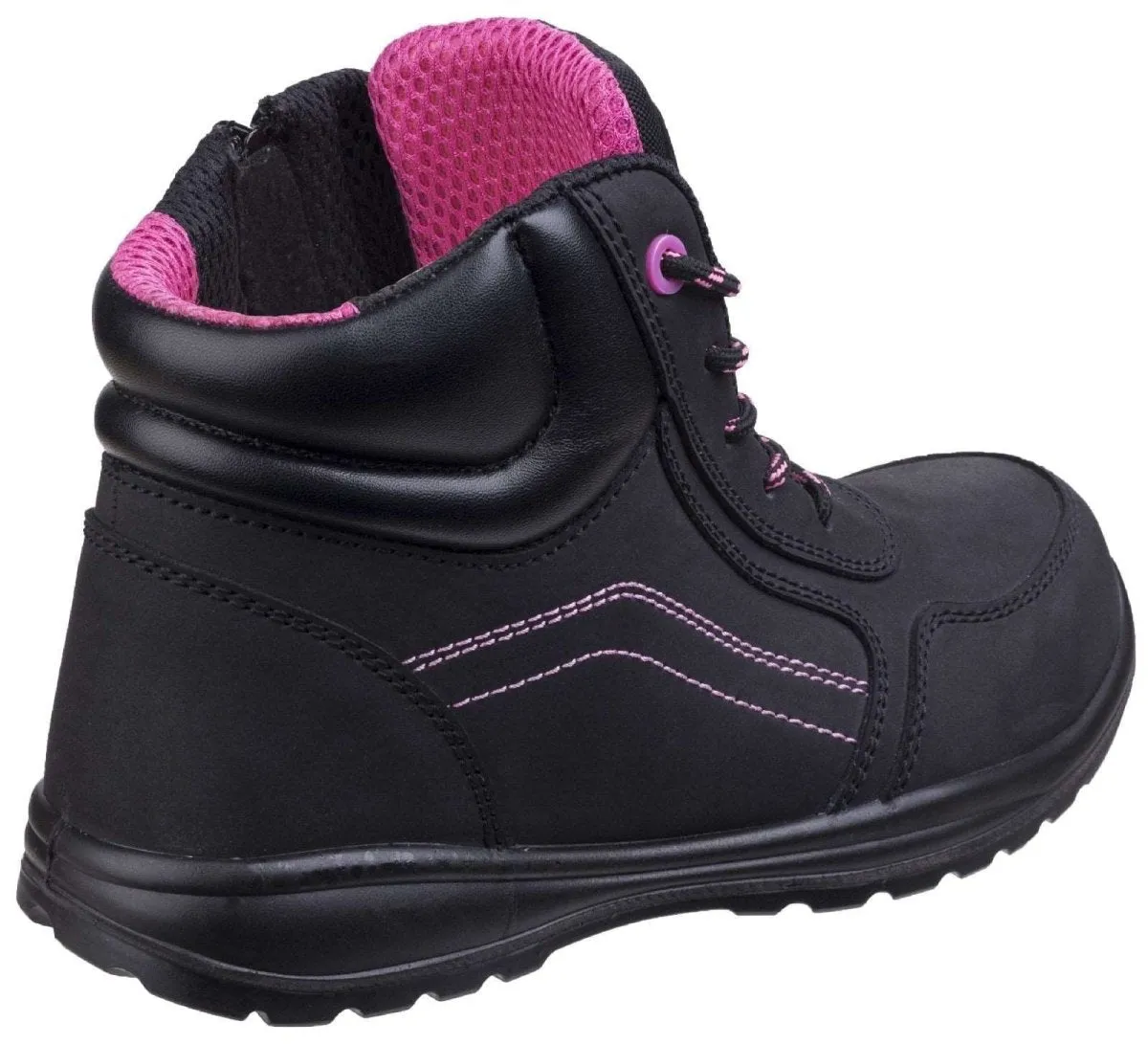 Amblers AS601C Lydia S1P Safety Boots With Side Zip
