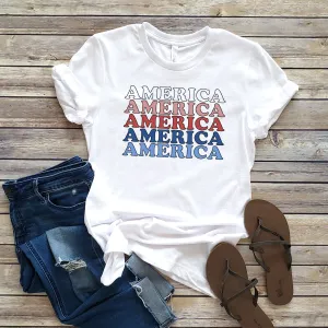 AMERICA x5 TEE