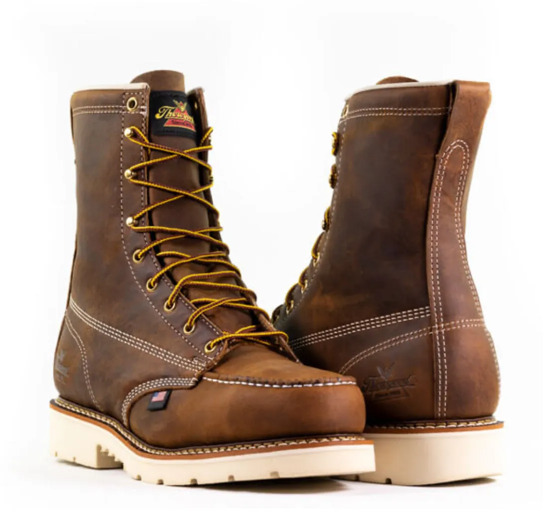 AMERICAN HERITAGE – 8″ TRAIL CRAZY HORSE SAFETY TOE – MOC TOE MAXWEAR90 8044-4378