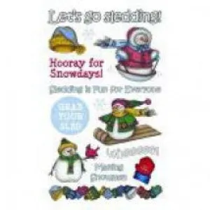 American Traditional Designs - Rub-ons - Sledding