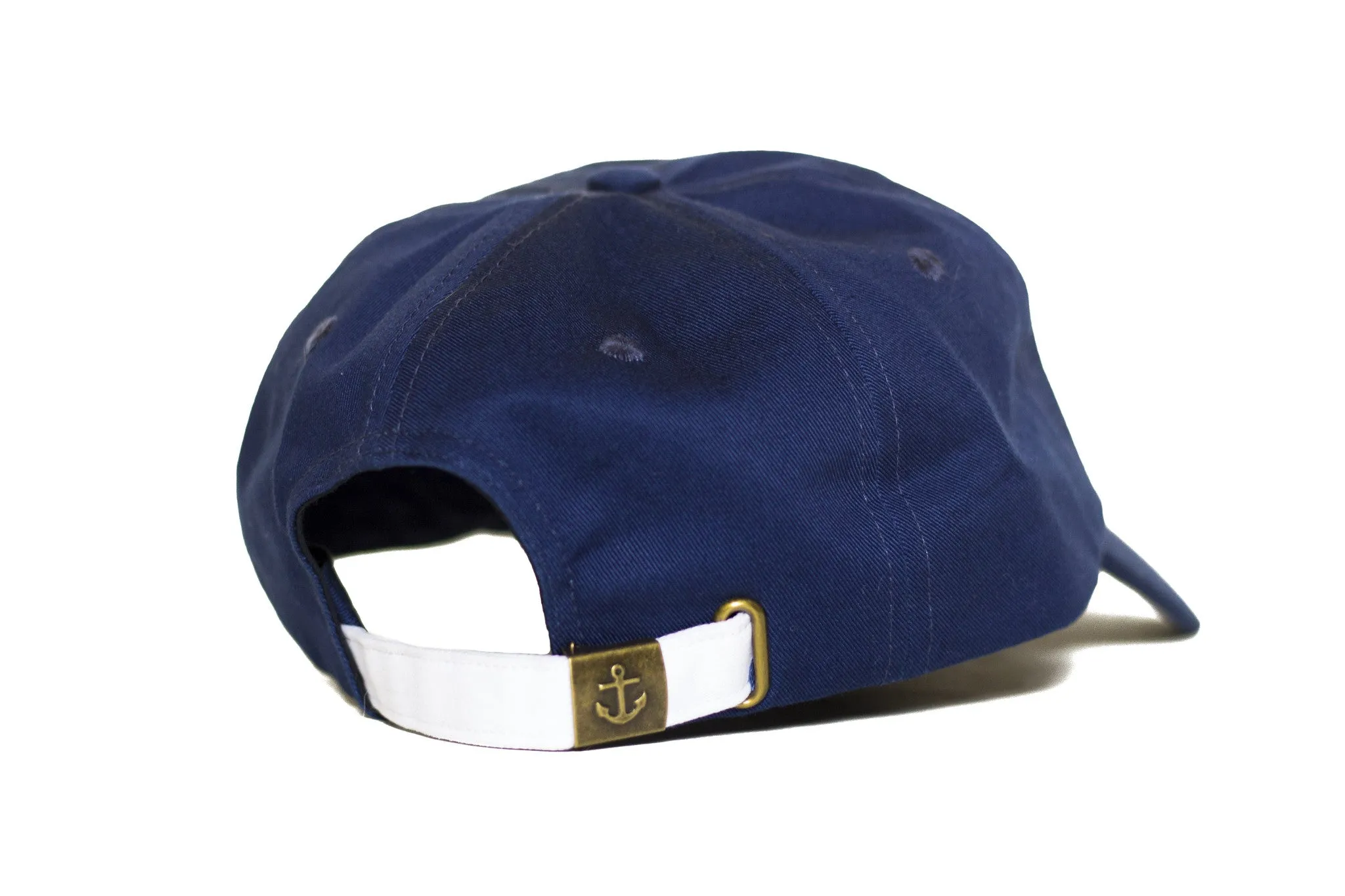 ANCHOR NEEDLEPOINT HAT NAVY