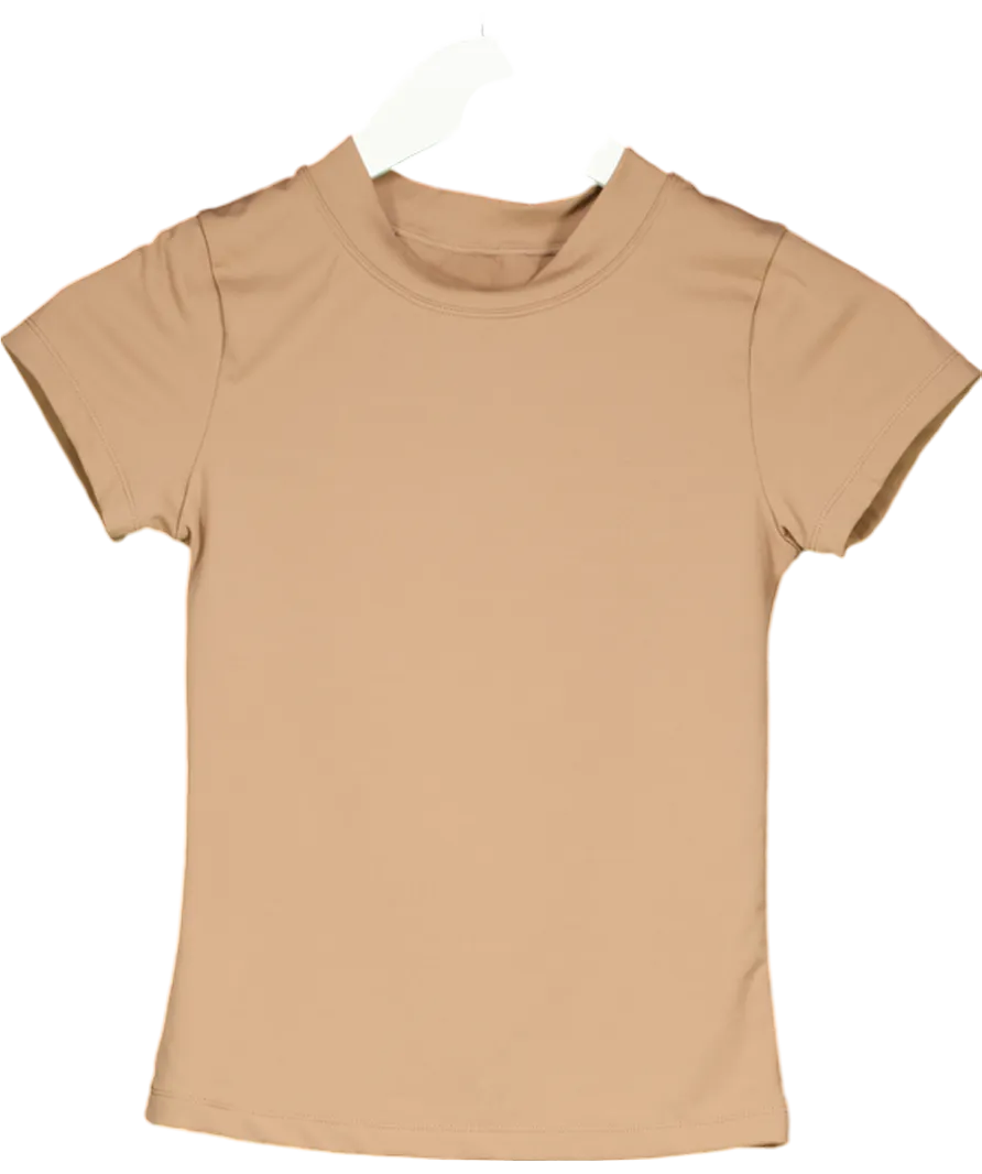 Another Version Brown Second Skin Tee UK S