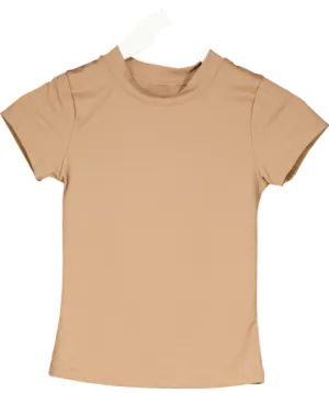 Another Version Brown Second Skin Tee UK S