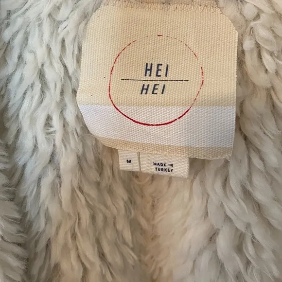 Anthropologie Hei Hei Faux Fur vest Size Medium