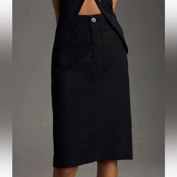 Anthropologie Maeve Colette Black Skirt XLarge