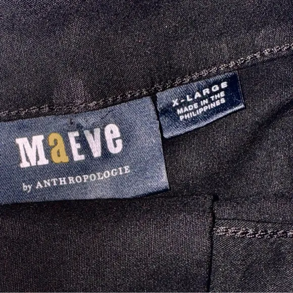 Anthropologie Maeve Colette Black Skirt XLarge