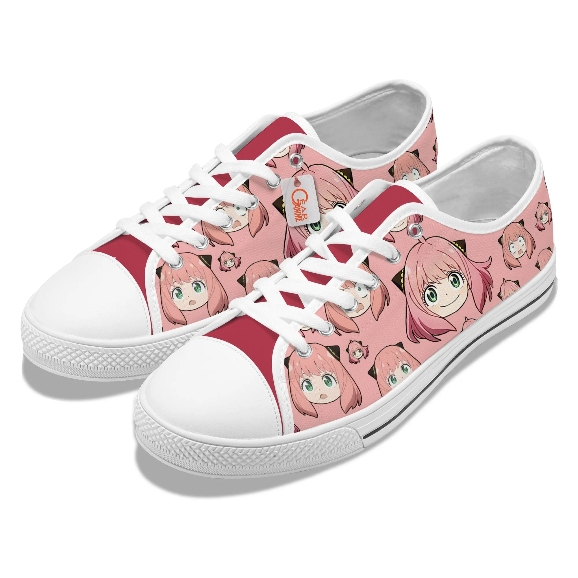 Anya Forger Kids Sneakers Anime Low Top Shoes