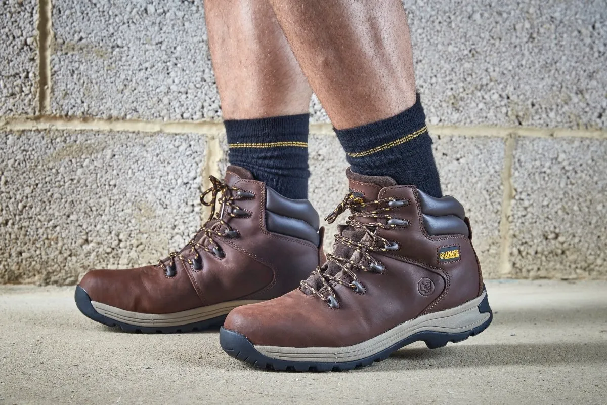 Apache AP315CM Steel Toe Nubuck Safety Hiker Boot