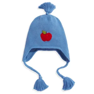 Applique Tobaggan -- Periwinkle w/ Apple