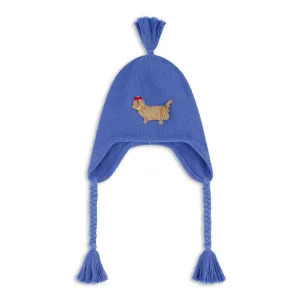 Applique Toboggan -- Blue w/ Hardy Dog