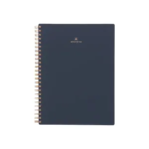 Appointed Notebook in Oxford Blue(S), Lined/Grid/Blank