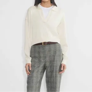Aritzia Clara Merino Wool Sweater light birchSize S