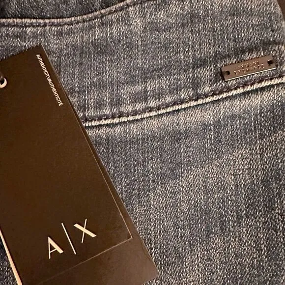 Armani EXChange Pencil Cut Denim Skirt
