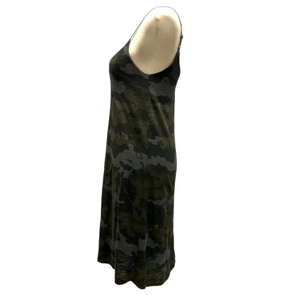 ATM Anthony Thomas Melillo Camouflage Cotton Jersey Knit Casual Dress Women’s XS