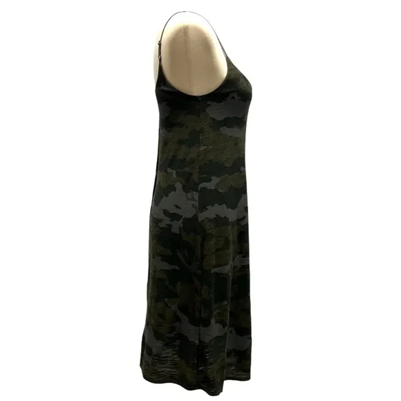 ATM Anthony Thomas Melillo Camouflage Cotton Jersey Knit Casual Dress Women’s XS